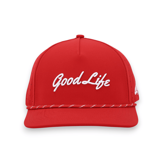 Big Red Snapback - GOOD LIFE GOLF