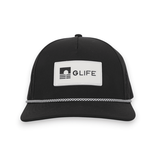 Classic Black GLIFE Snapback - GOOD LIFE GOLF