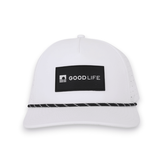 Classic White Snapback - GOOD LIFE GOLF