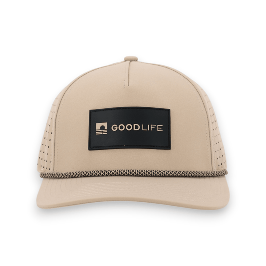 Desert Khaki Snapback - GOOD LIFE GOLF