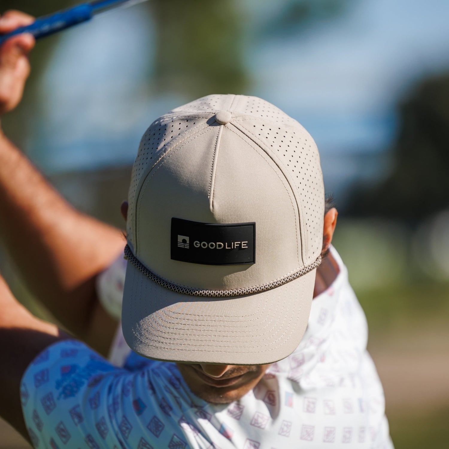 Desert Khaki Snapback - GOOD LIFE GOLF
