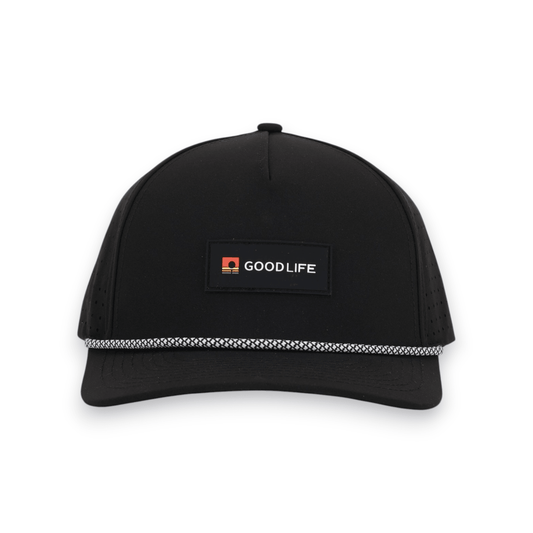 Icon Black Snapback - GOOD LIFE GOLF