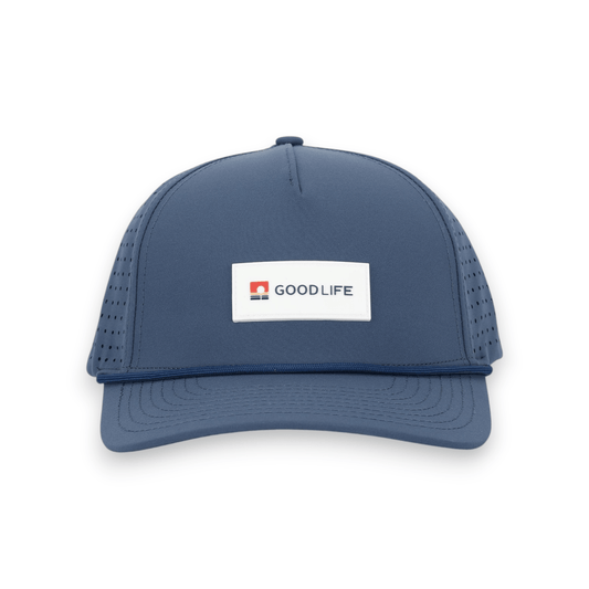 Icon Sandy Beach Blue Snapback - GOOD LIFE GOLF